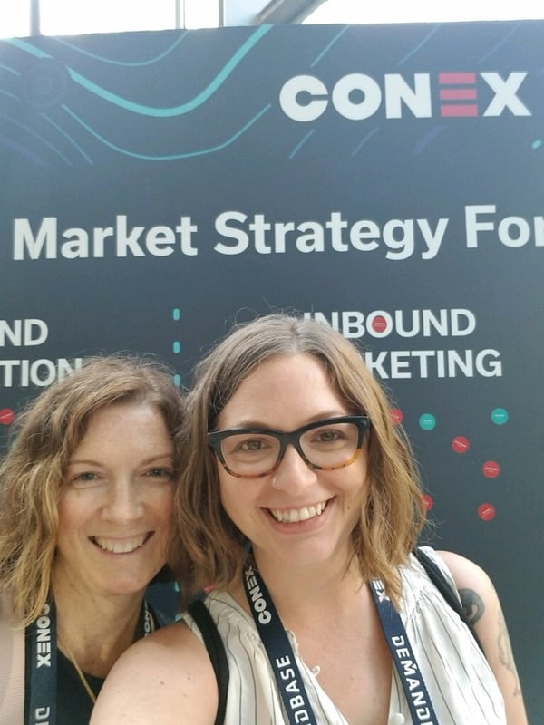 Michelle Mulder and Bri Krantz at Conex